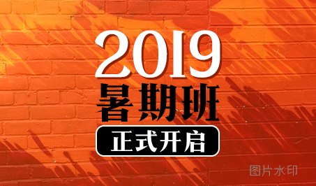 你和高手之间的距离只差一个暑期班！